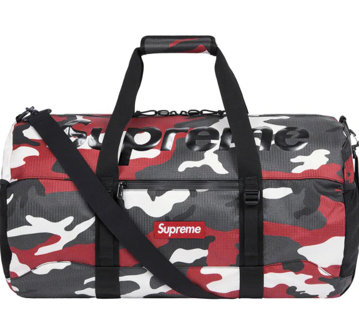Red supreme duffle sales